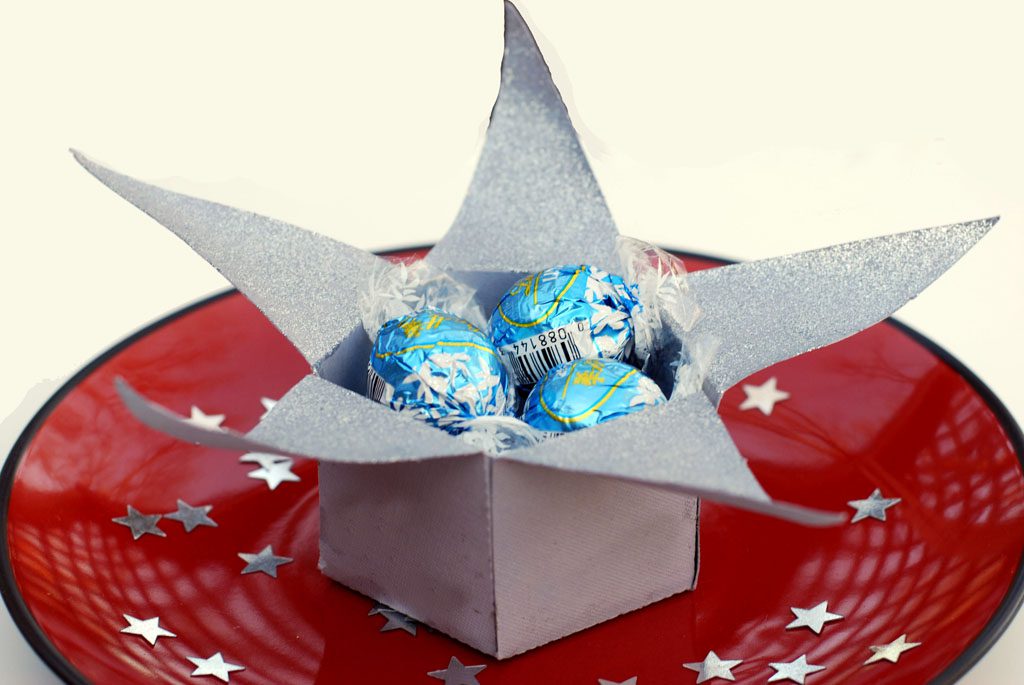 paper star favor box